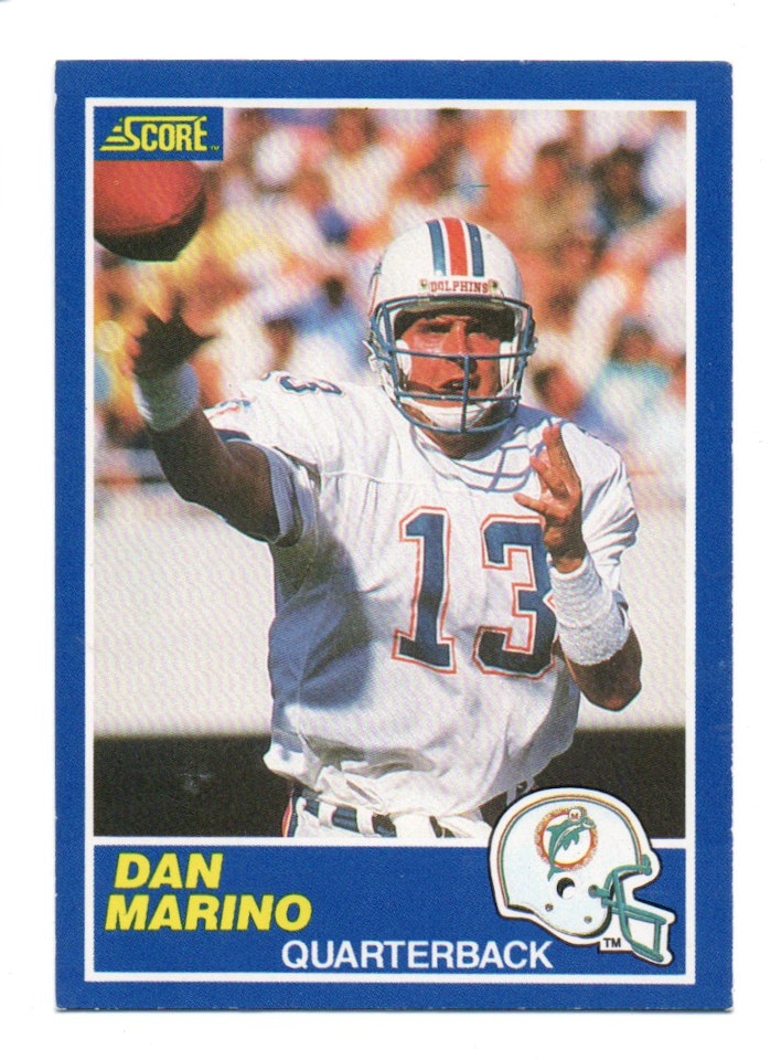 1989 Score #13 Dan Marino (10-X290-NFLDOLPHINS)
