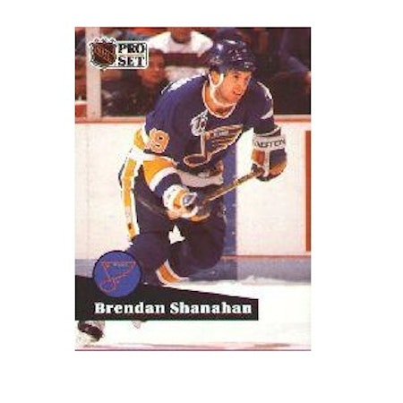 1991-92 Pro Set #475 Brendan Shanahan (5-X213-BLUES)