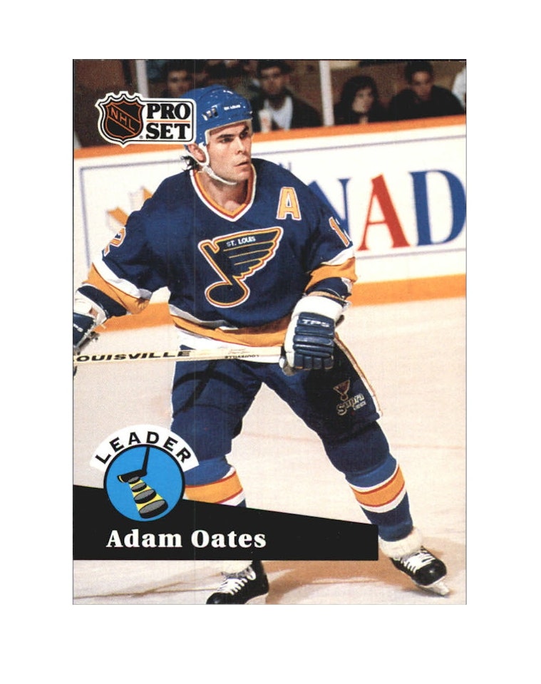 1991-92 Pro Set CC #CC7 Adam Oates (10-X174-BLUES)