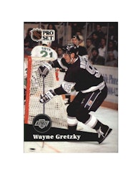 1991-92 Pro Set French #101 Wayne Gretzky (10-X176-NHLKINGS)