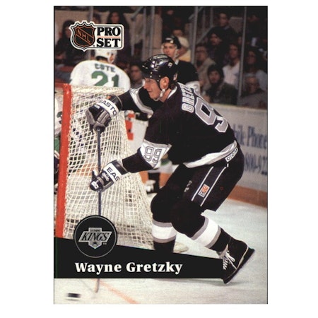 1991-92 Pro Set French #101 Wayne Gretzky (10-X176-NHLKINGS)
