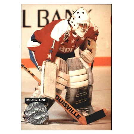 1991-92 Pro Set Platinum PC #PC16 Mike Liut (10-X2-CAPITALS)