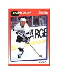 1991-92 Score Canadian English #100 Wayne Gretzky (12-X176-NHLKINGS)