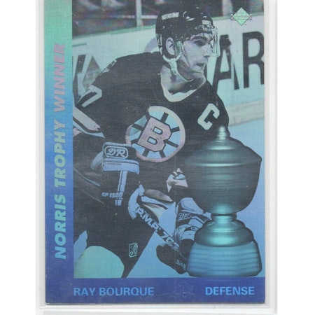 1991-92 Upper Deck Award Winner Holograms #AW5A Ray Bourque (10-X163-BRUINS)