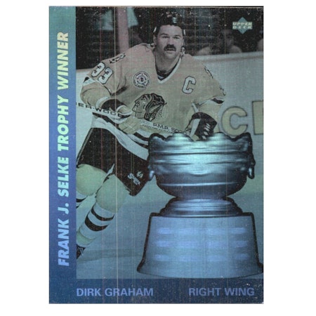 1991-92 Upper Deck Award Winner Holograms #AW8 Dirk Graham (10-X11-BLACKHAWKS)