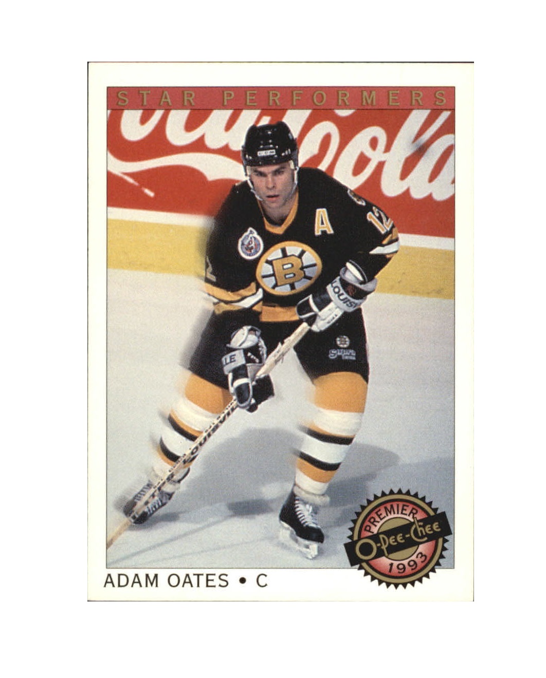 1992-93 OPC Premier Star Performers #13 Adam Oates (10-X174-BRUINS)