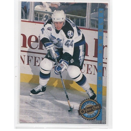 1992-93 OPC Premier Top Rookies #2 Roman Hamrlik (10-X162-LIGHTNING)