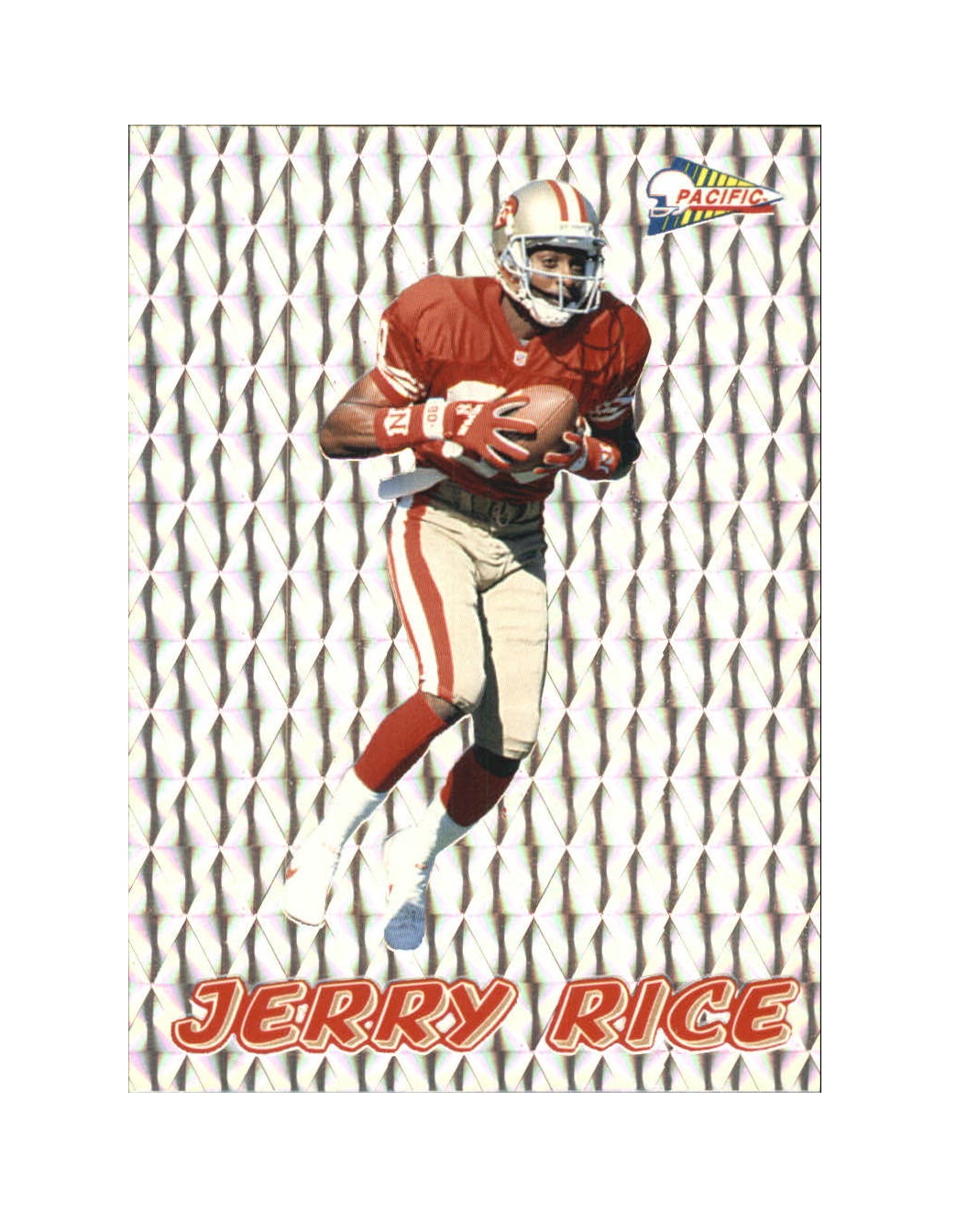 1993 Pacific Prisms #91 Jerry Rice (25-X280-NFL49ERS)