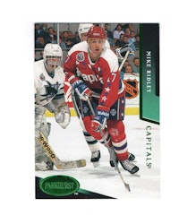 1993-94 Parkhurst Emerald Ice #218 Mike Ridley (10-37x3-CAPITALS)