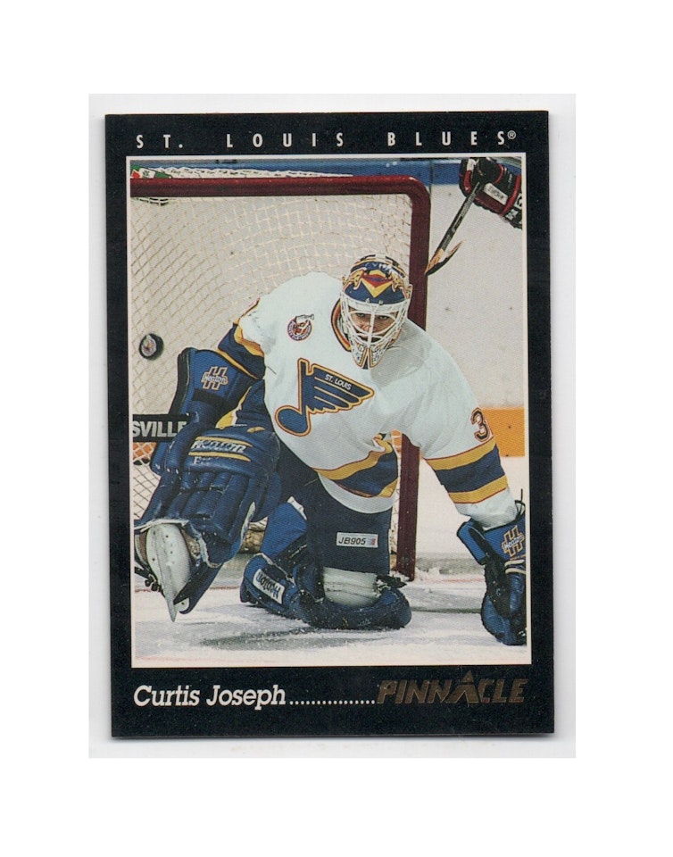 1993-94 Pinnacle #15 Curtis Joseph (5-X205-BLUES)