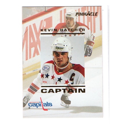 1993-94 Pinnacle Captains Canadian #25 Kevin Hatcher (10-X16-CAPITALS)