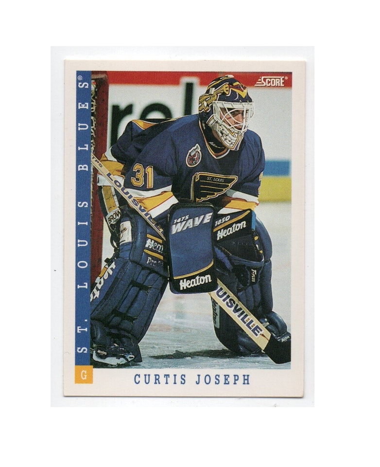 1993-94 Score Canadian #116 Curtis Joseph (10-X209-BLUES)