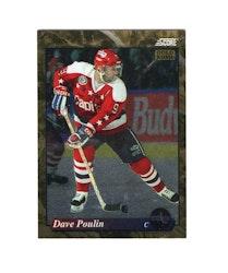 1993-94 Score Canadian Gold #552 Dave Poulin (10-X62-CAPITALS)