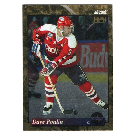 1993-94 Score Canadian Gold #552 Dave Poulin (10-X62-CAPITALS)