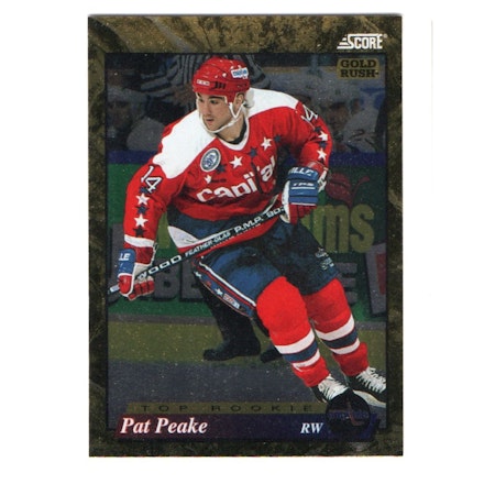1993-94 Score Canadian Gold #590 Pat Peake (10-X47-CAPITALS)