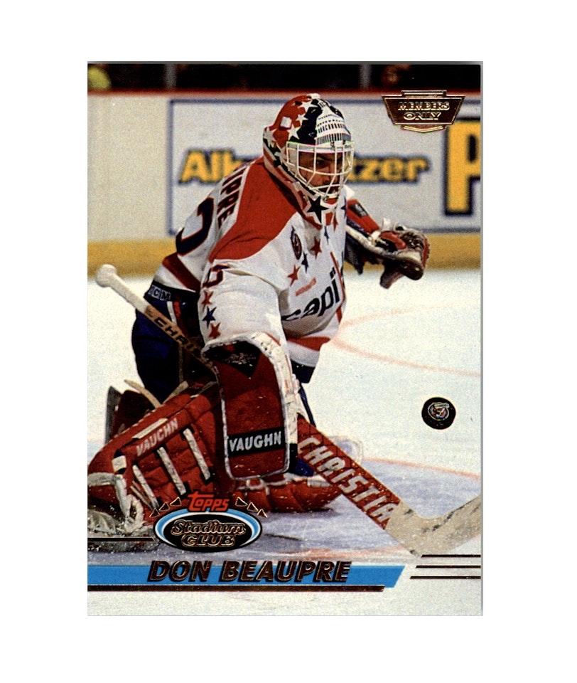1993-94 Stadium Club Members Only Parallel #71 Don Beaupre (12-X31-CAPITALS)