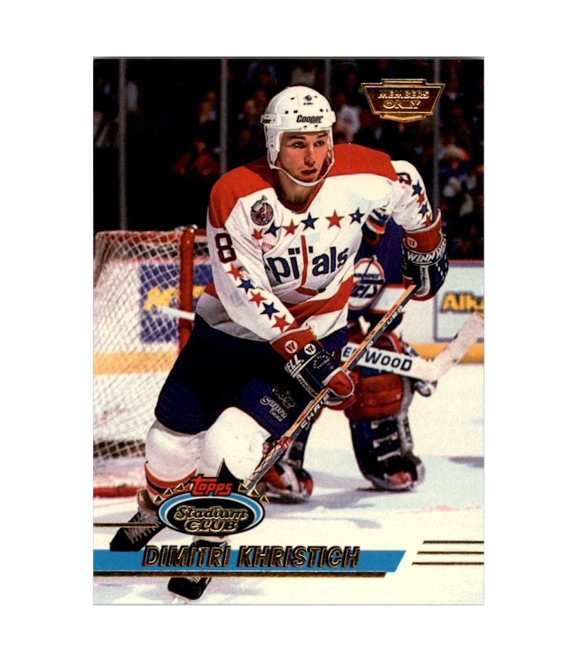 1993-94 Stadium Club Members Only Parallel #277 Dimitri Khristich (10-X31-CAPITALS)