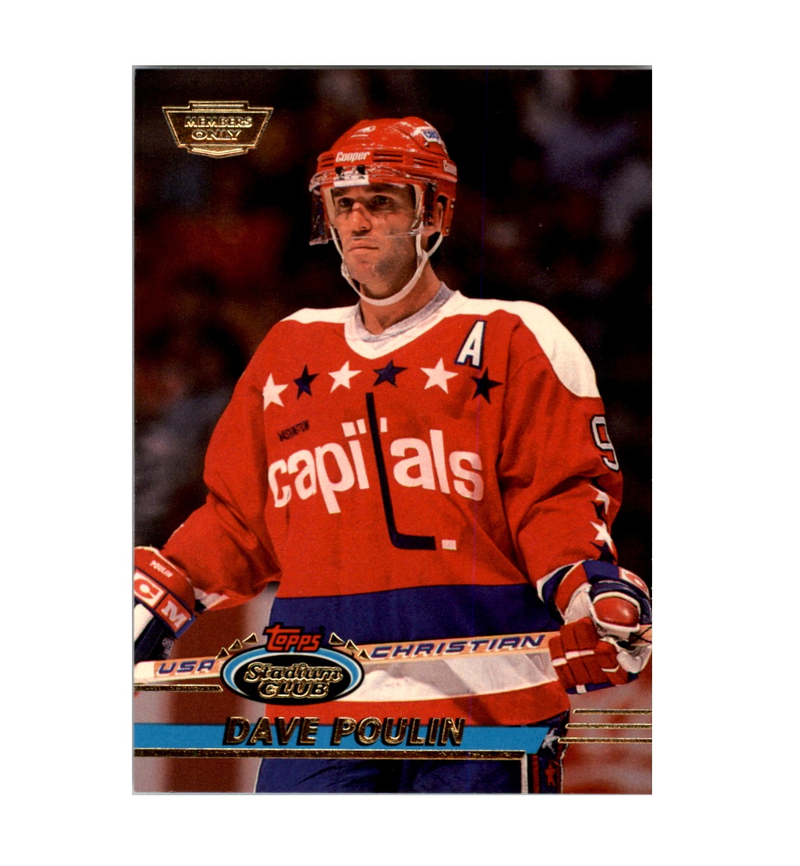 1993-94 Stadium Club Members Only Parallel #301 Dave Poulin (10-X31-CAPITALS)