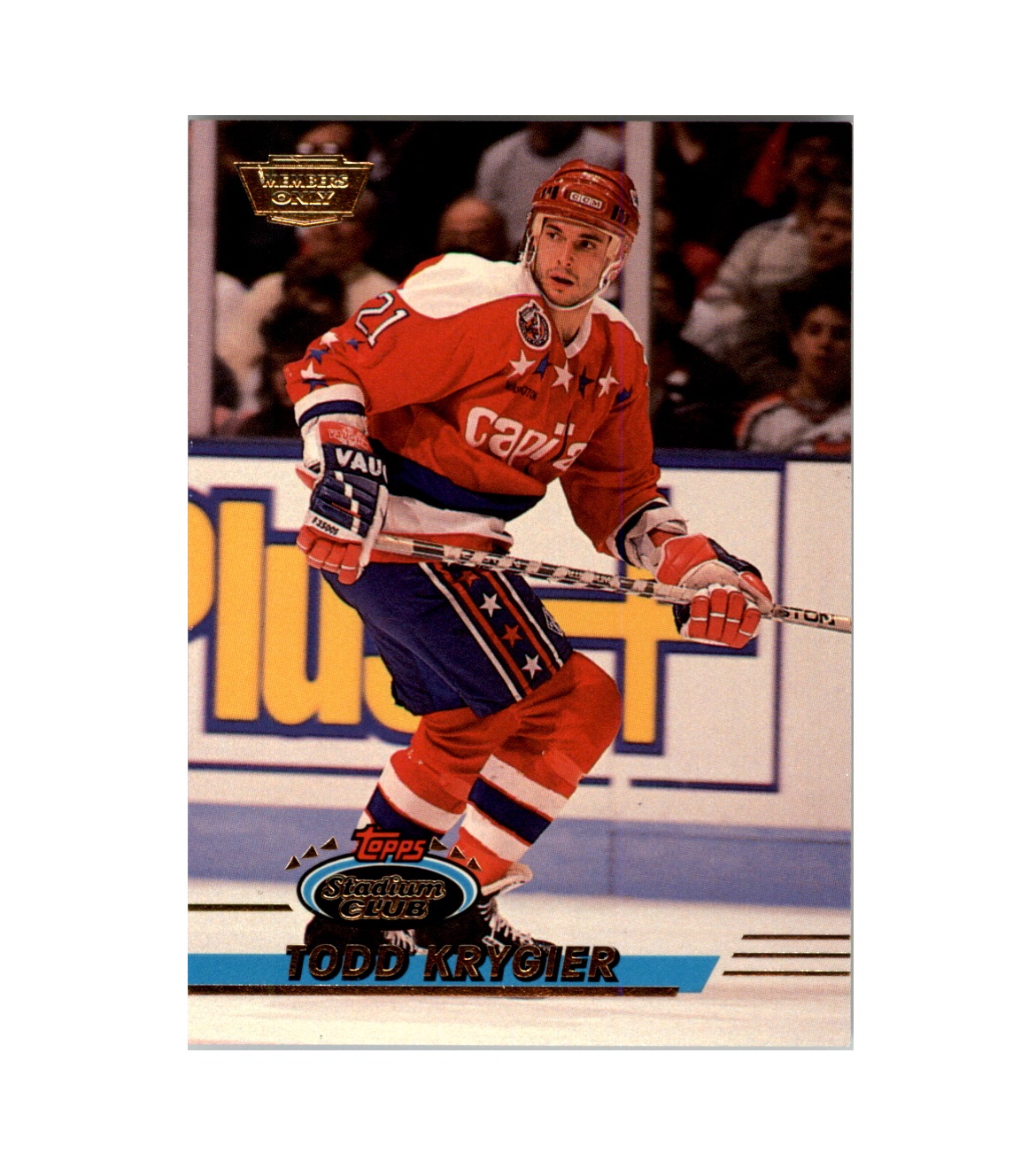 1993-94 Stadium Club Members Only Parallel #337 Todd Krygier (10-X31-CAPITALS)