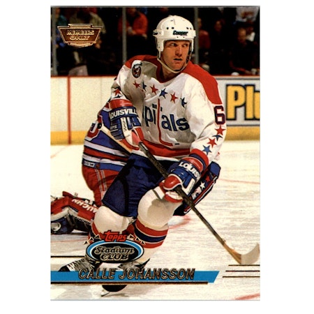 1993-94 Stadium Club Members Only Parallel #451 Calle Johansson (15-X31-CAPITALS)