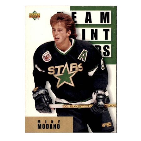 1993-94 Upper Deck #294 Mike Modano TL (10-X51-NHLSTARS)