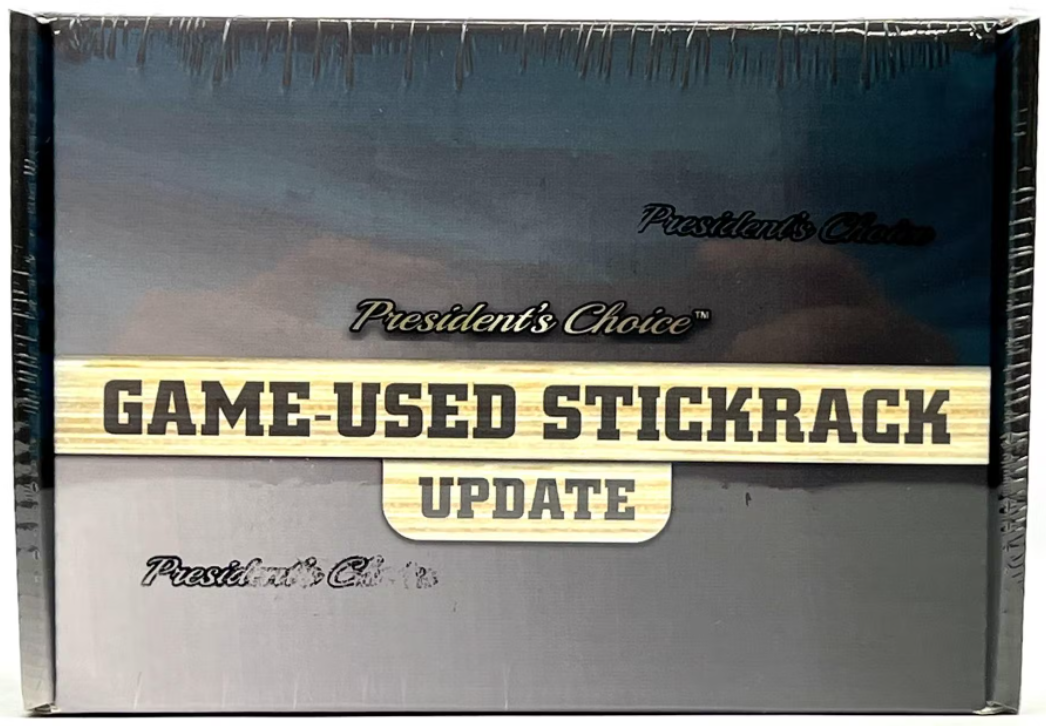 2021-22 President's Choice Game Used Stickrack Update (Hobby Box)