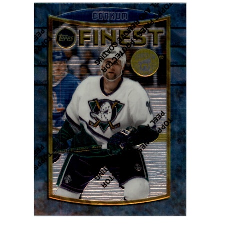 1994-95 Finest Super Team Winners #72 Bob Corkum (10-X256-DUCKS)