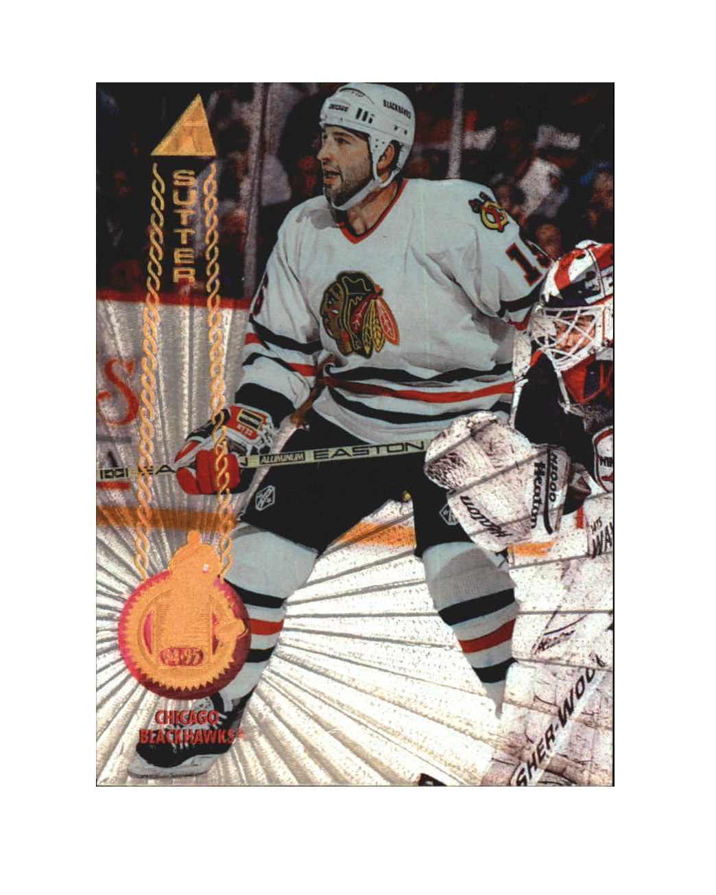 1994-95 Pinnacle Rink Collection #235 Rich Sutter (10-X247-BLACKHAWKS)