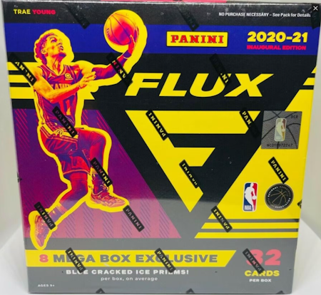 2020-21 Panini Flux Basketball (Mega Box - Blue Cracked Ice Prizms)