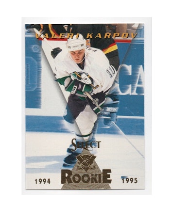 1994-95 Select #183 Valeri Karpov RC (5-X132-DUCKS)