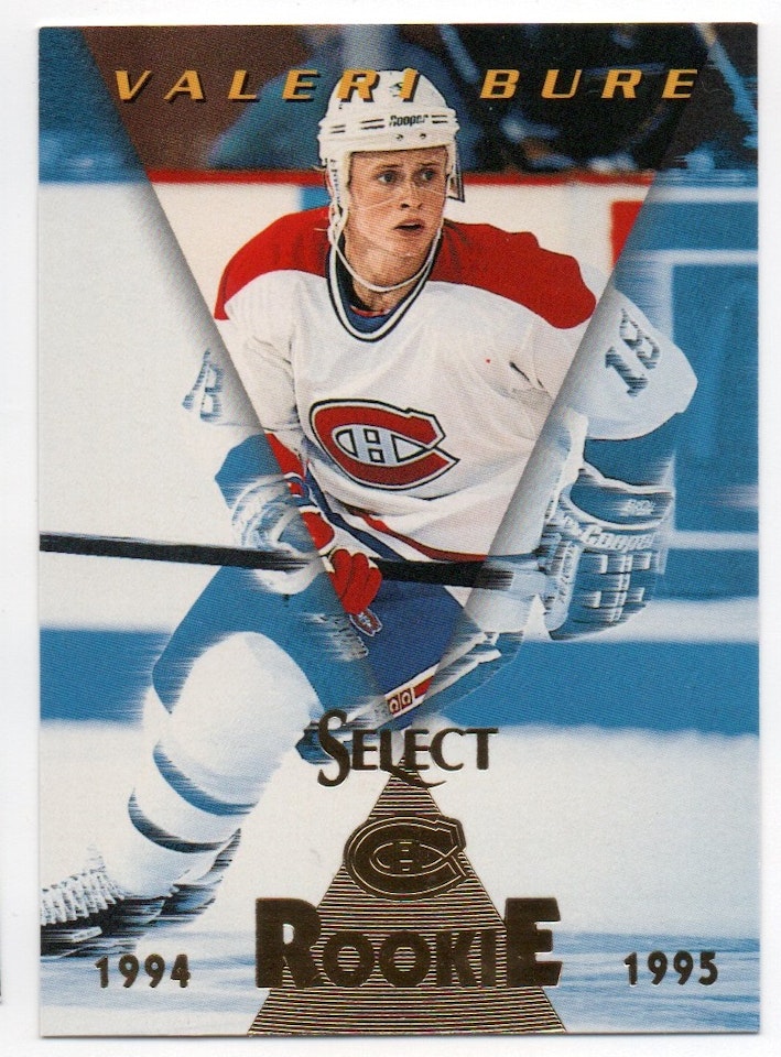 1994-95 Select #187 Valeri Bure (5-X132-CANADIENS)