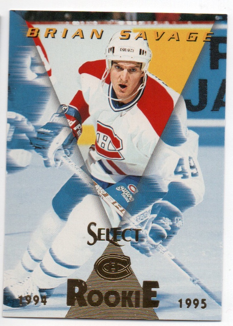 1994-95 Select #192 Brian Savage (5-X130-CANADIENS)