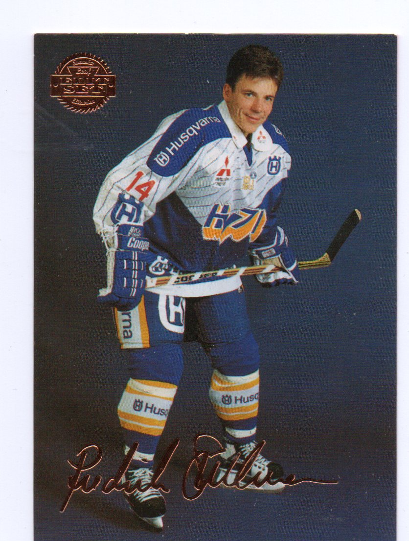 1994-95 Swedish Leaf Studio Signatures #5 Fredrik Stillman (10-X71-HV71)