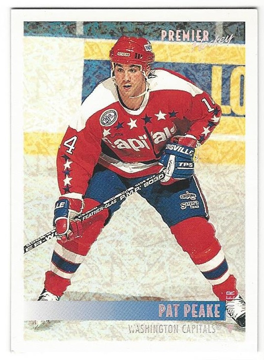 1994-95 Topps Premier Special Effects #12 Pat Peake (10-X132-CAPITALS)