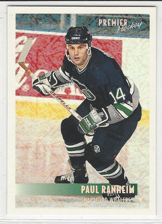 1994-95 Topps Premier Special Effects #96 Paul Ranheim (10-257x2-WHALERS)
