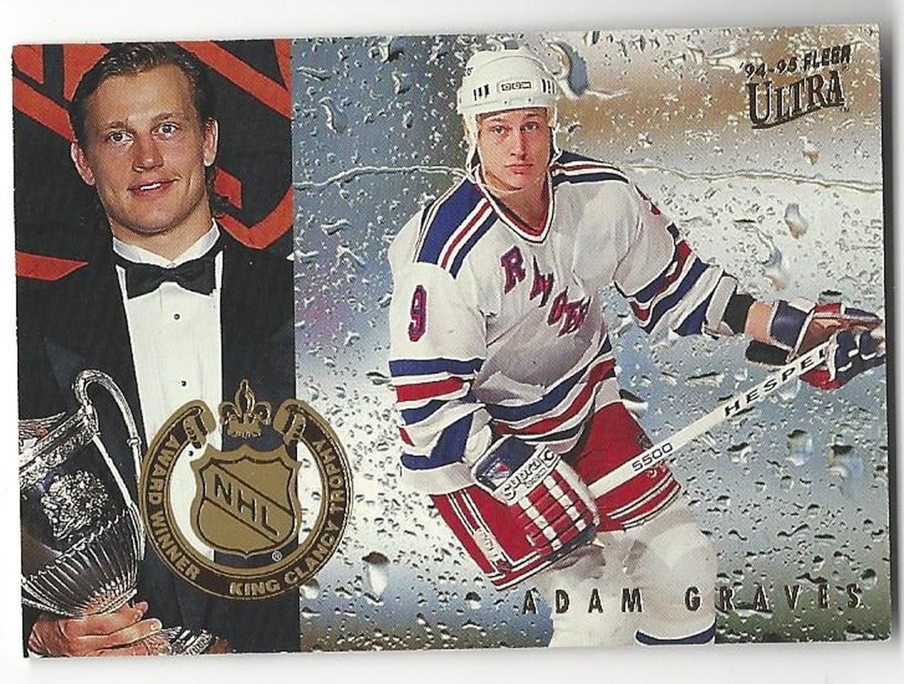 1994-95 Ultra Award Winners #4 Adam Graves (10-X149-RANGERS)