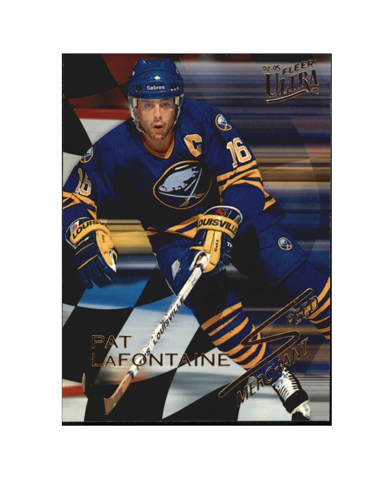1994-95 Ultra Speed Merchants #5 Pat LaFontaine (10-X167-SABRES) (2)