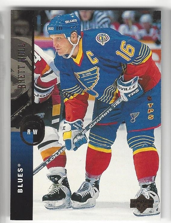 1994-95 Upper Deck #333 Brett Hull (5-X91-BLUES)