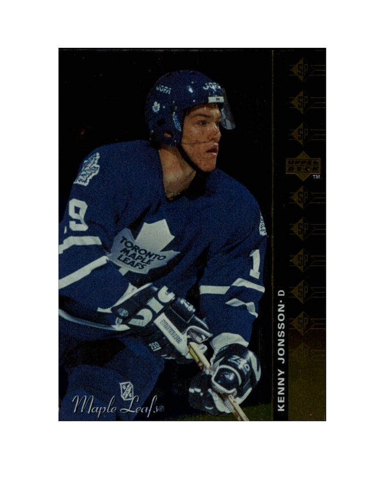 1994-95 Upper Deck SP Inserts #SP168 Kenny Jonsson (10-X189-MAPLE LEAFS)