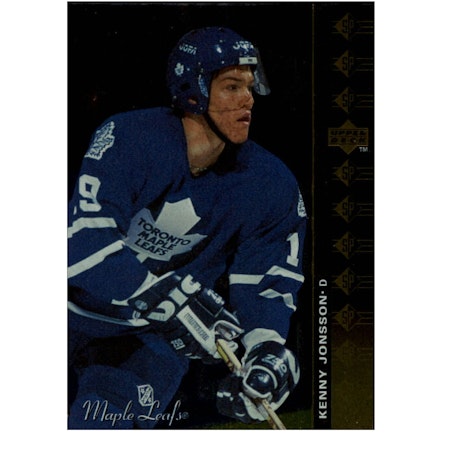 1994-95 Upper Deck SP Inserts #SP168 Kenny Jonsson (10-X189-MAPLE LEAFS)