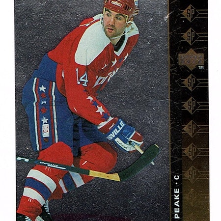 1994-95 Upper Deck SP Inserts Die Cuts #SP176 Pat Peake (15-X59-CAPITALS)