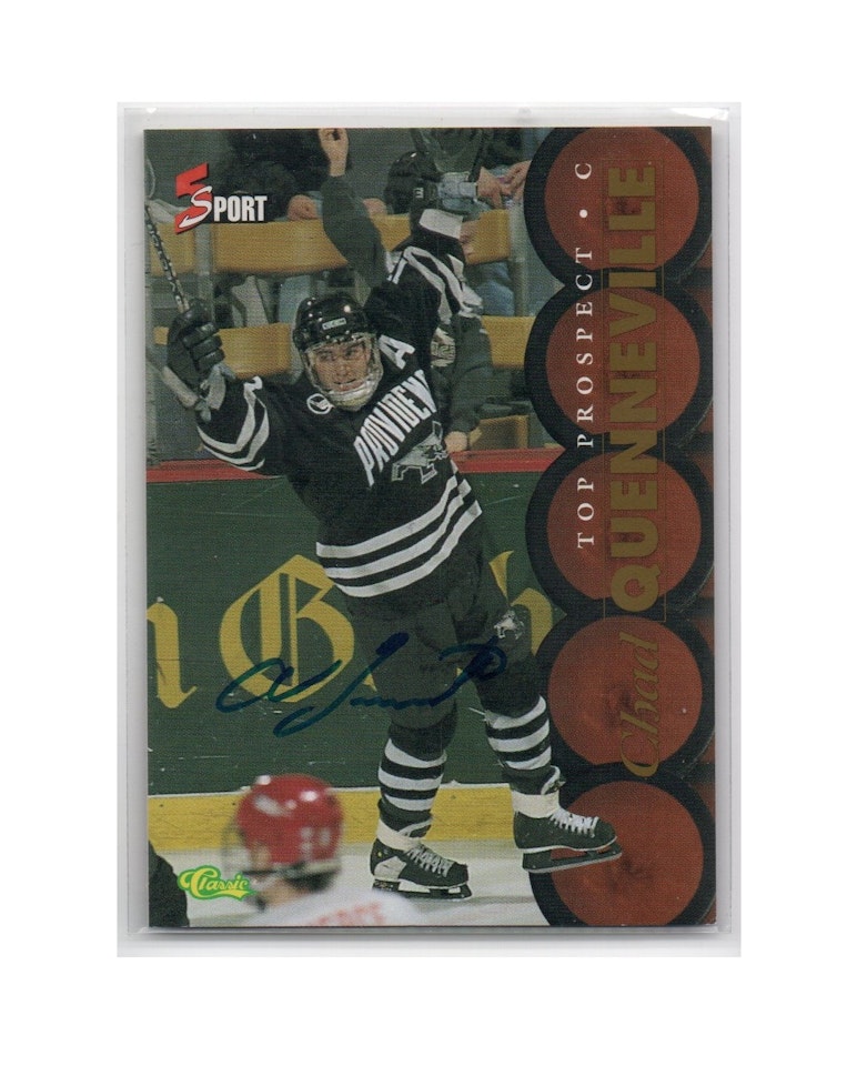 1995 Classic Five Sport Autographs #149 Chad Quenneville (20-X186-OTHERS)