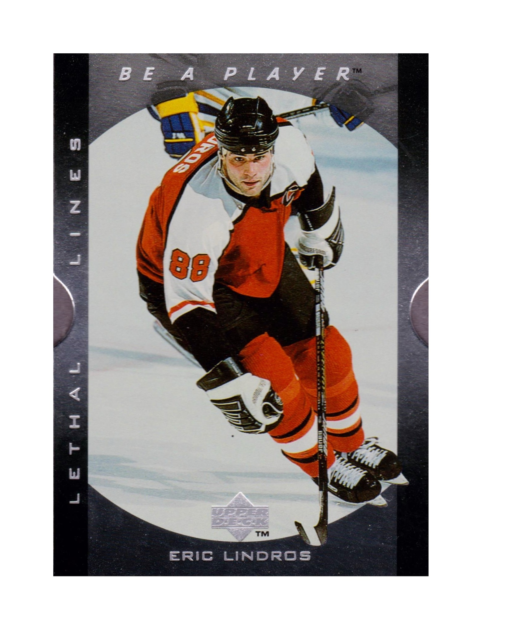 1995-96 Be A Player Lethal Lines #LL14 Eric Lindros (15-265x4-FLYERS)