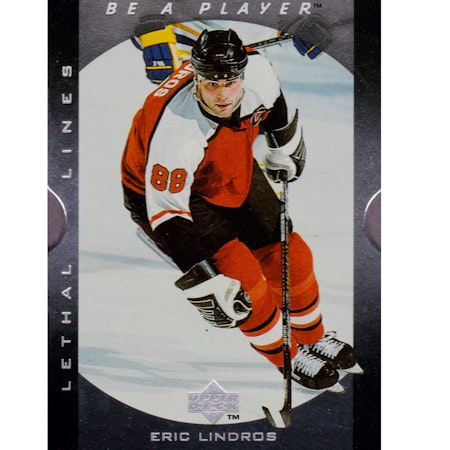 1995-96 Be A Player Lethal Lines #LL14 Eric Lindros (15-265x4-FLYERS)
