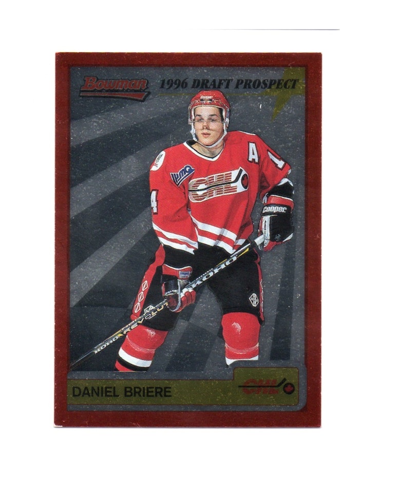 1995-96 Bowman Draft Prospects #P4 Daniel Briere (10-X285-NHL)