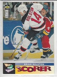 1995-96 Collector's Choice #366 Brian Rolston WYG (5-247x1-DEVILS)