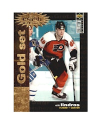 1995-96 Collector's Choice Crash the Game Gold Prize #C4 Eric Lindros (12-245x4-FLYERS)