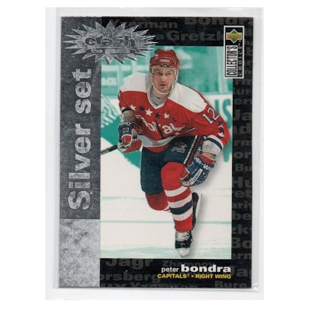 1995-96 Collector's Choice Crash the Game Silver Prize #C13 Peter Bondra (10-X162-CAPITALS)