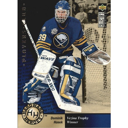 1995-96 Collector's Choice Player's Club #394 Dominik Hasek HH (15-X175-SABRES)
