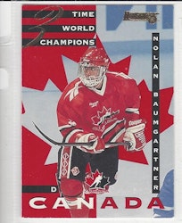 1995-96 Donruss Canadian World Junior Team #3 Nolan Baumgartner (10-X122-CANADA)